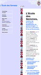 Mobile Screenshot of ecoledesgemmes.fr